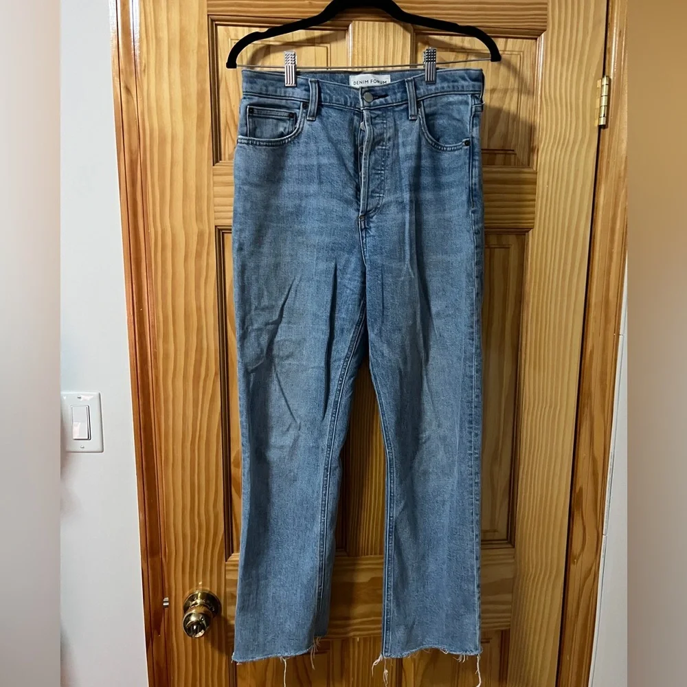 Denim Forum THE ARLO HIGH RISE STRAIGHT - Picture 1 of 4